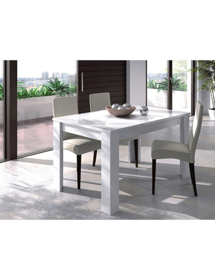 Mesa Refeição Extensível Practico Branco