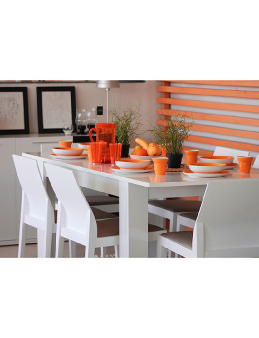 Mesa Refeição Extensível Practico Branco