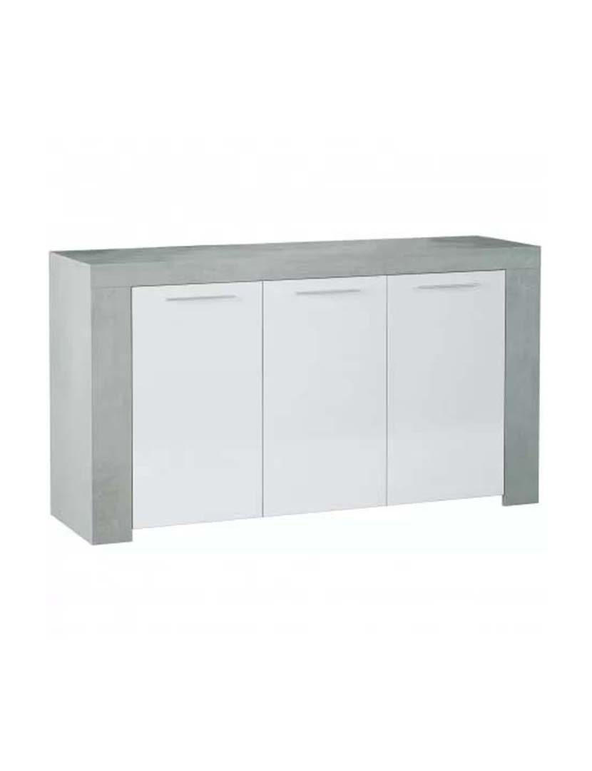 Aparador Urban Cinza/Branco