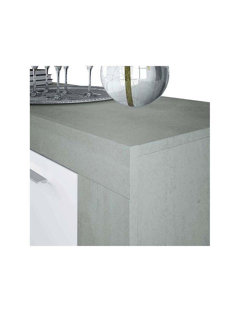 Aparador Urban Cinza/Branco