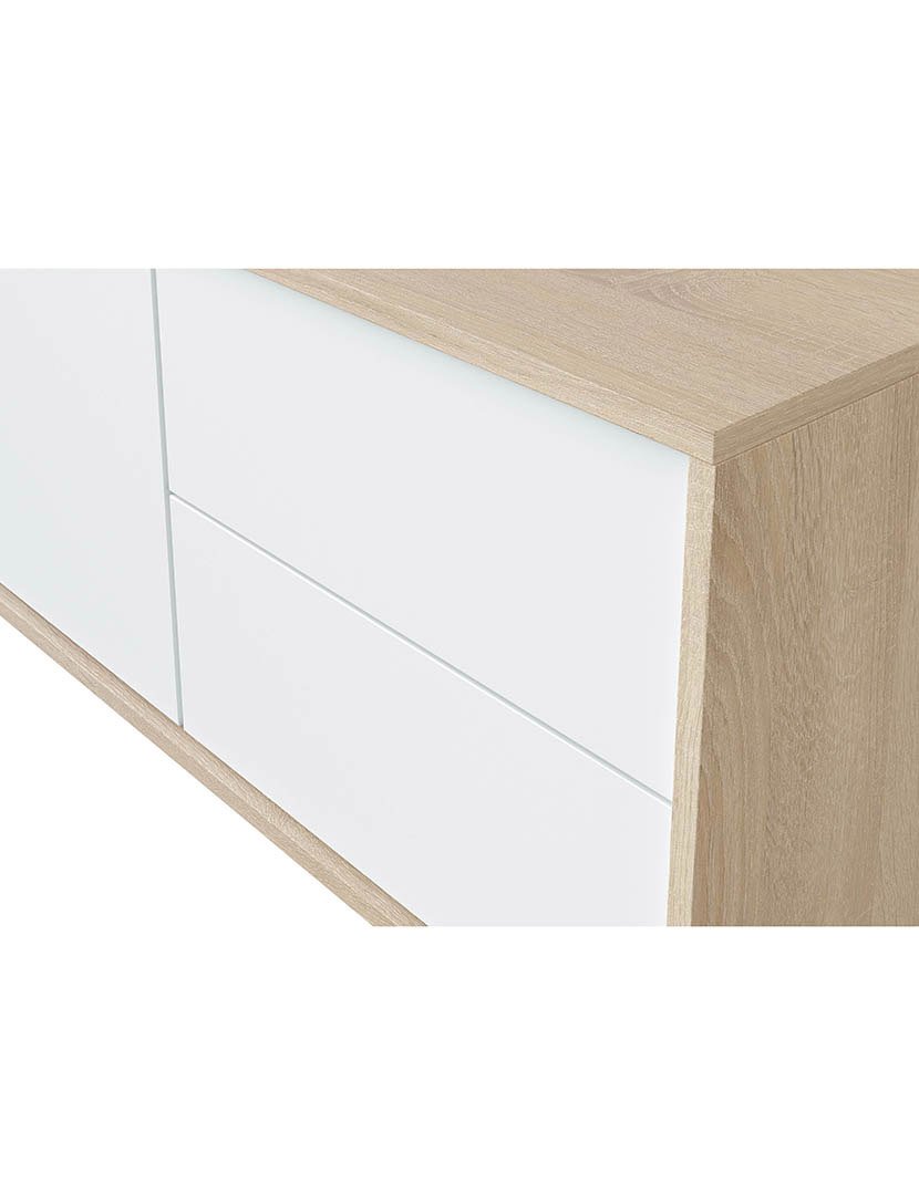 Móvel TV Urban Plus Carvalho/Branco