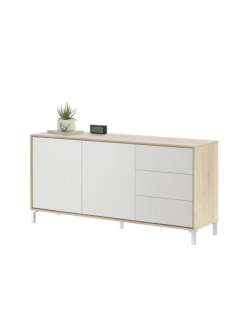 Aparador Urban Plus Carvalho/Branco