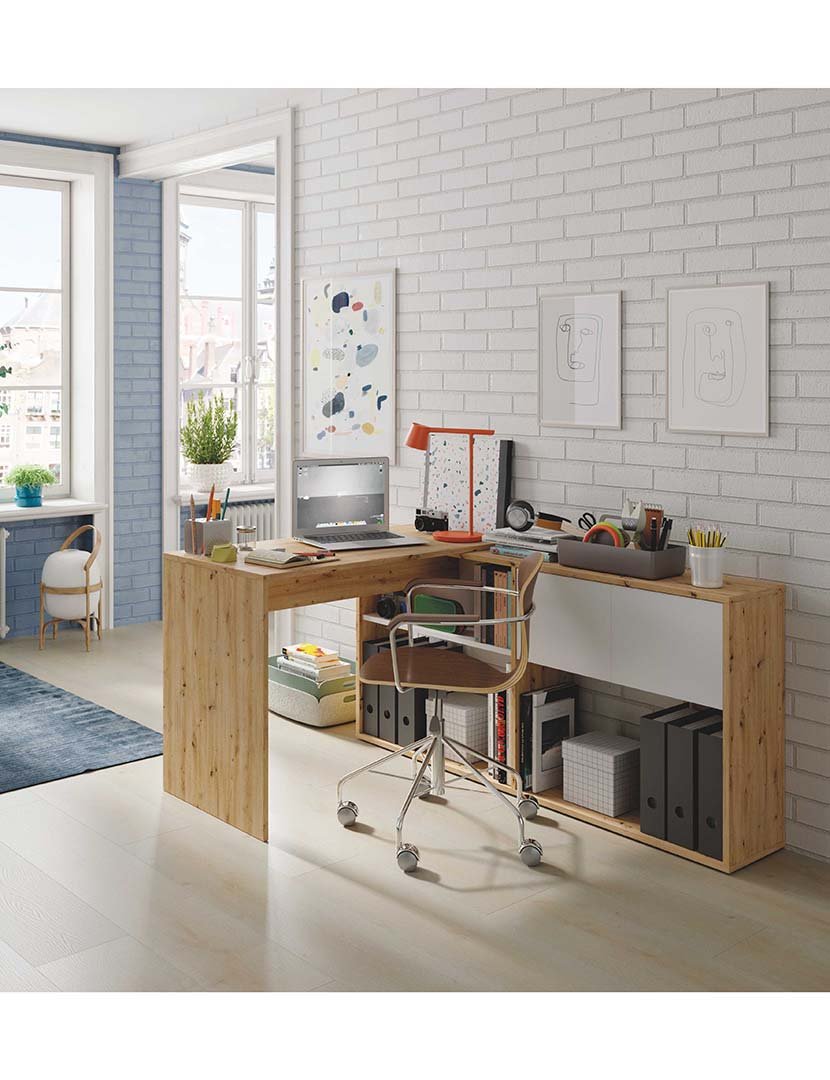 Secretária+Estante Duo