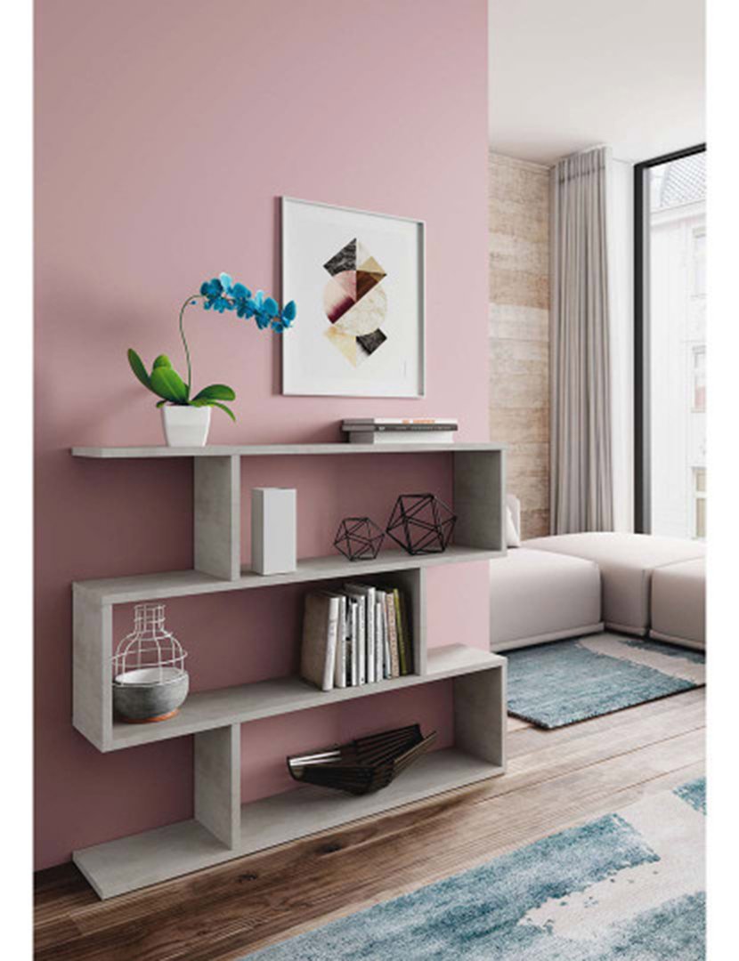 Estante Baixa Danerys Cinza