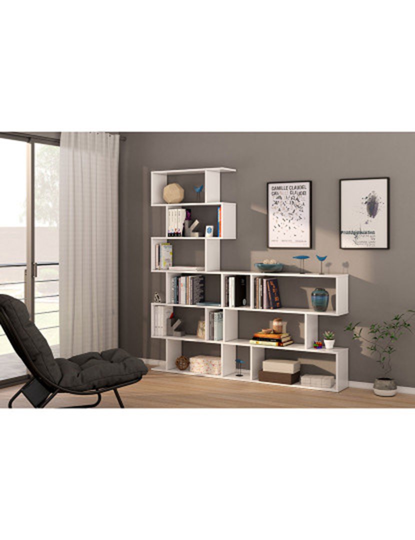 Estante Alta Danerys Branco Lacado