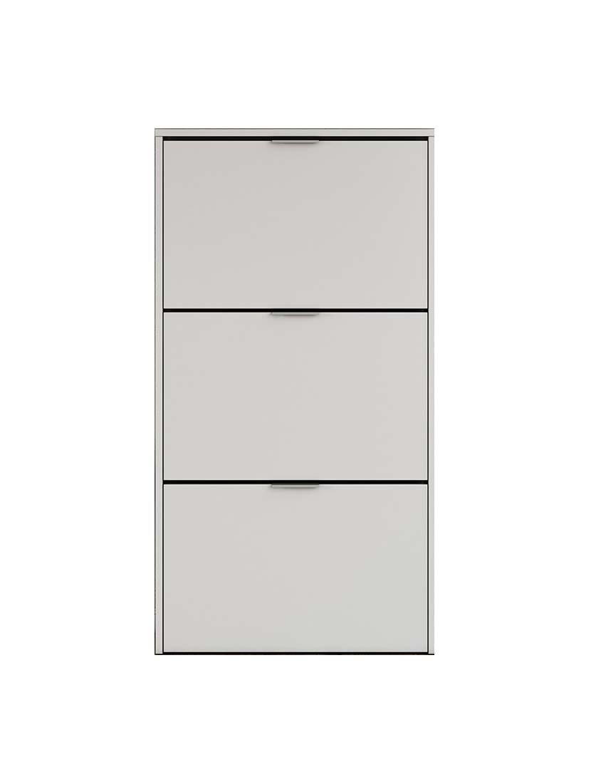 Sapateira Maelys 3 Portas Branco Lacado