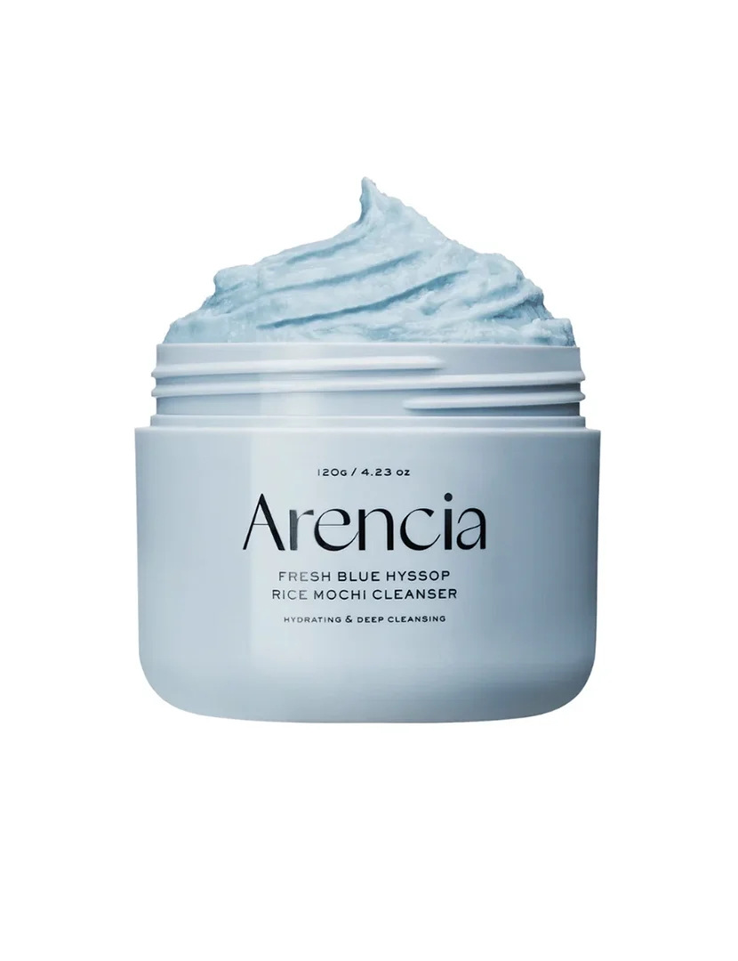 Fresh Blue Hyssop Rice Mochi Cleanser
