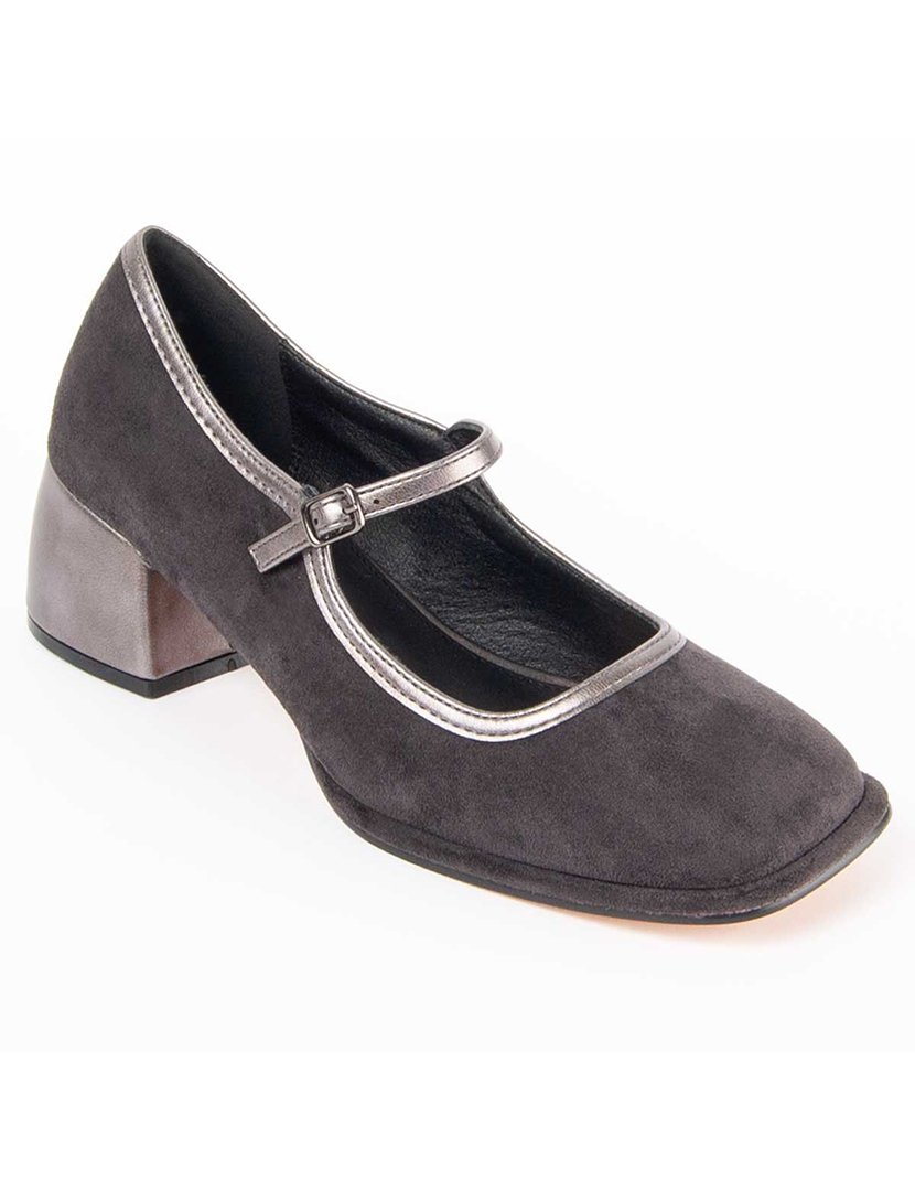 Sapatos com Salto Senhora Cinza