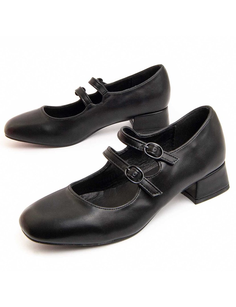 Black Ladies Heeled Shoes