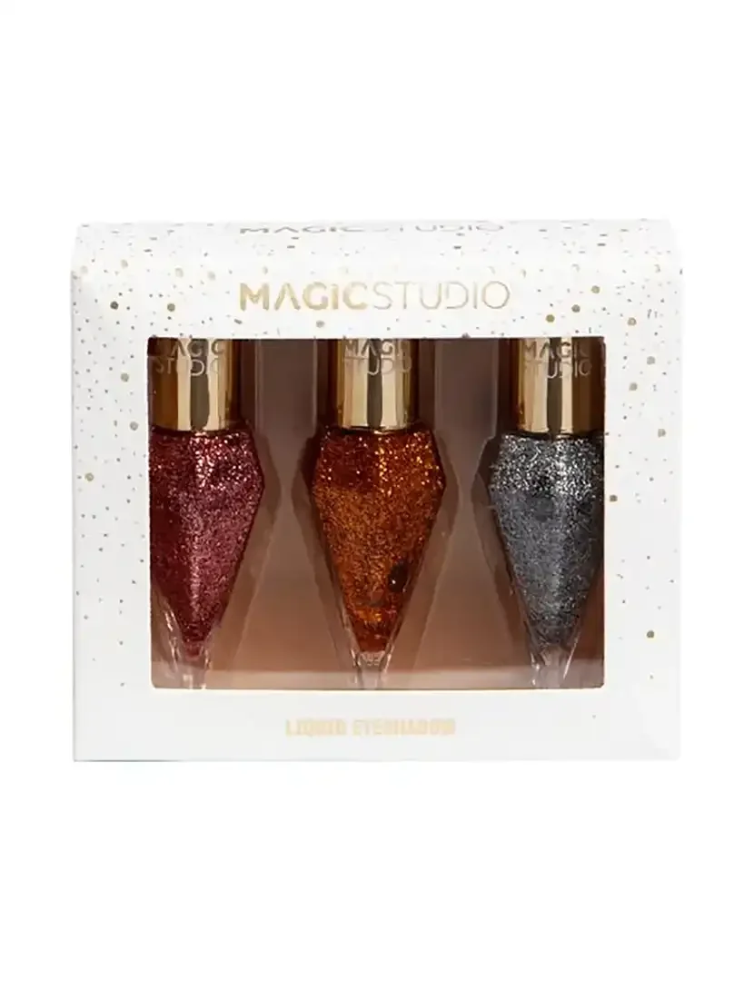 Kit 3 Sombras Líquidas Glitter Diamond