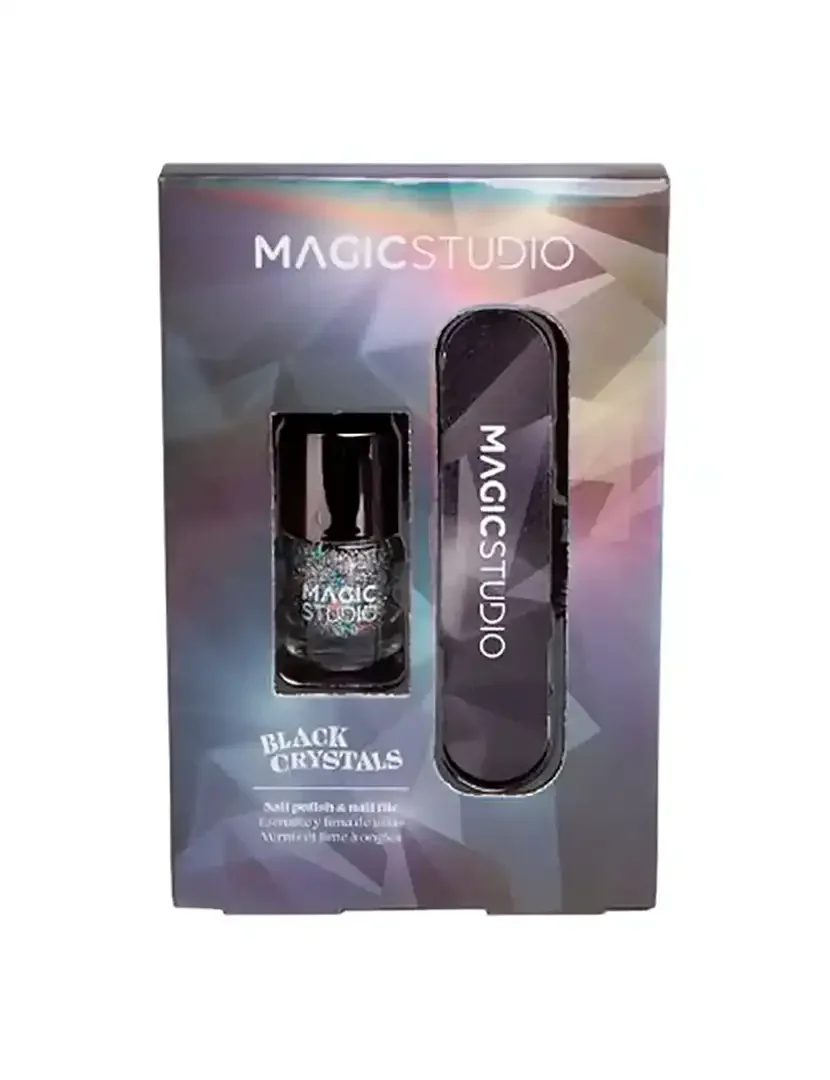 Mini Kit de Unhas Black Crystals