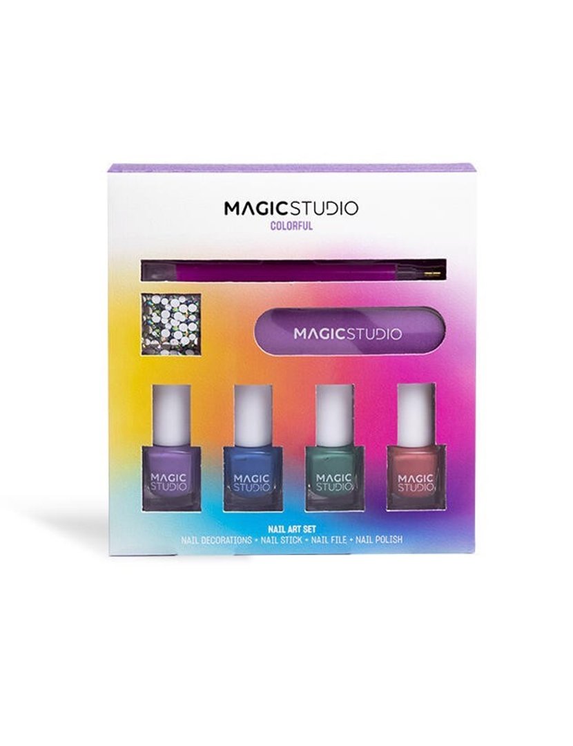 Kit Vernizes Colorful Nail Art 