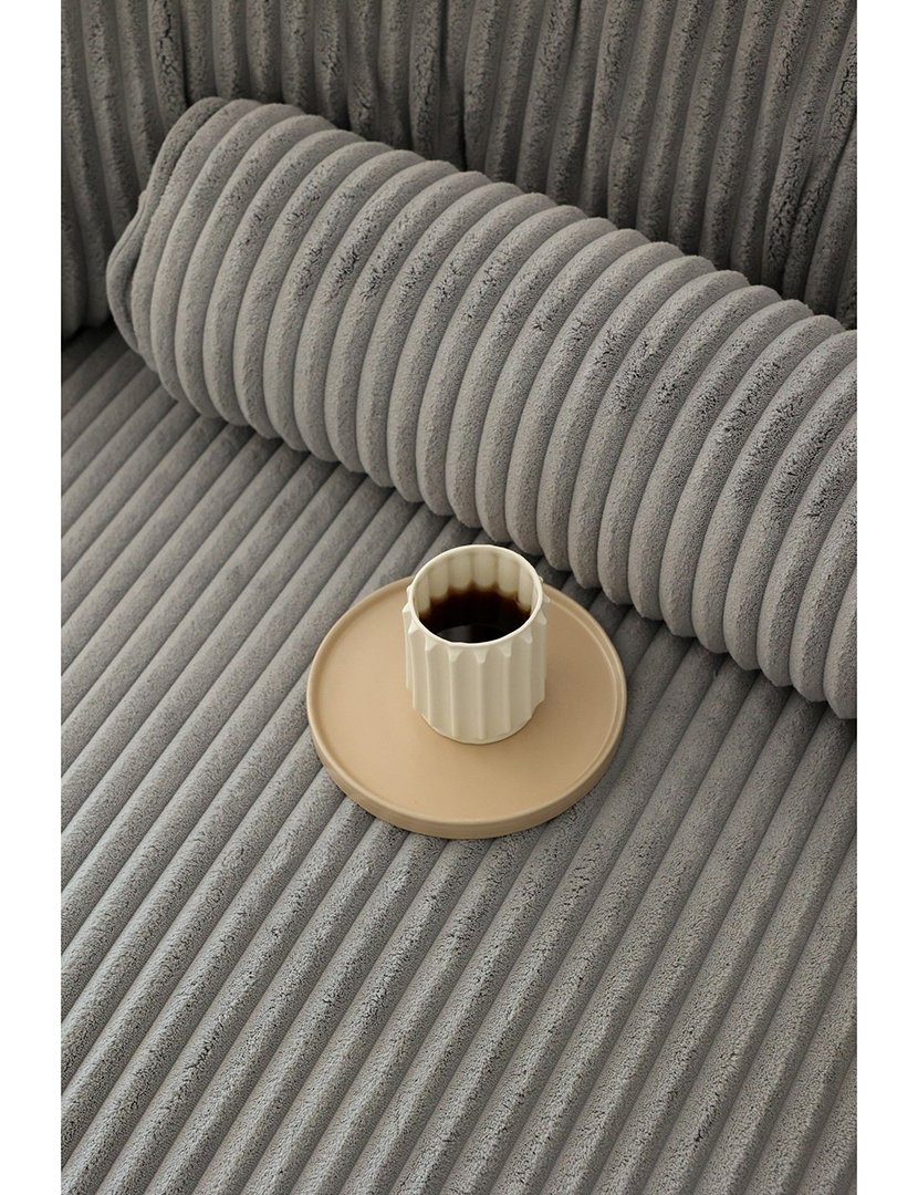 Poltrona c/ Repousa Pés Pufi Antracite