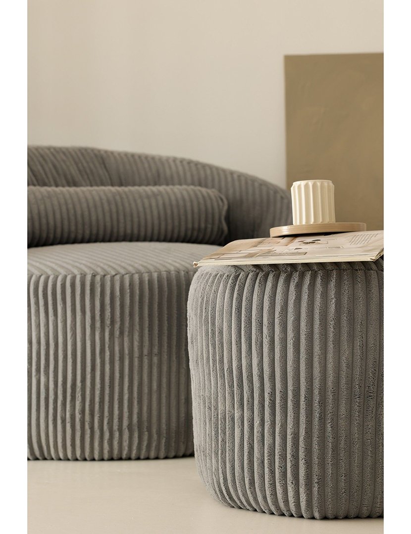 Poltrona c/ Repousa Pés Pufi Antracite