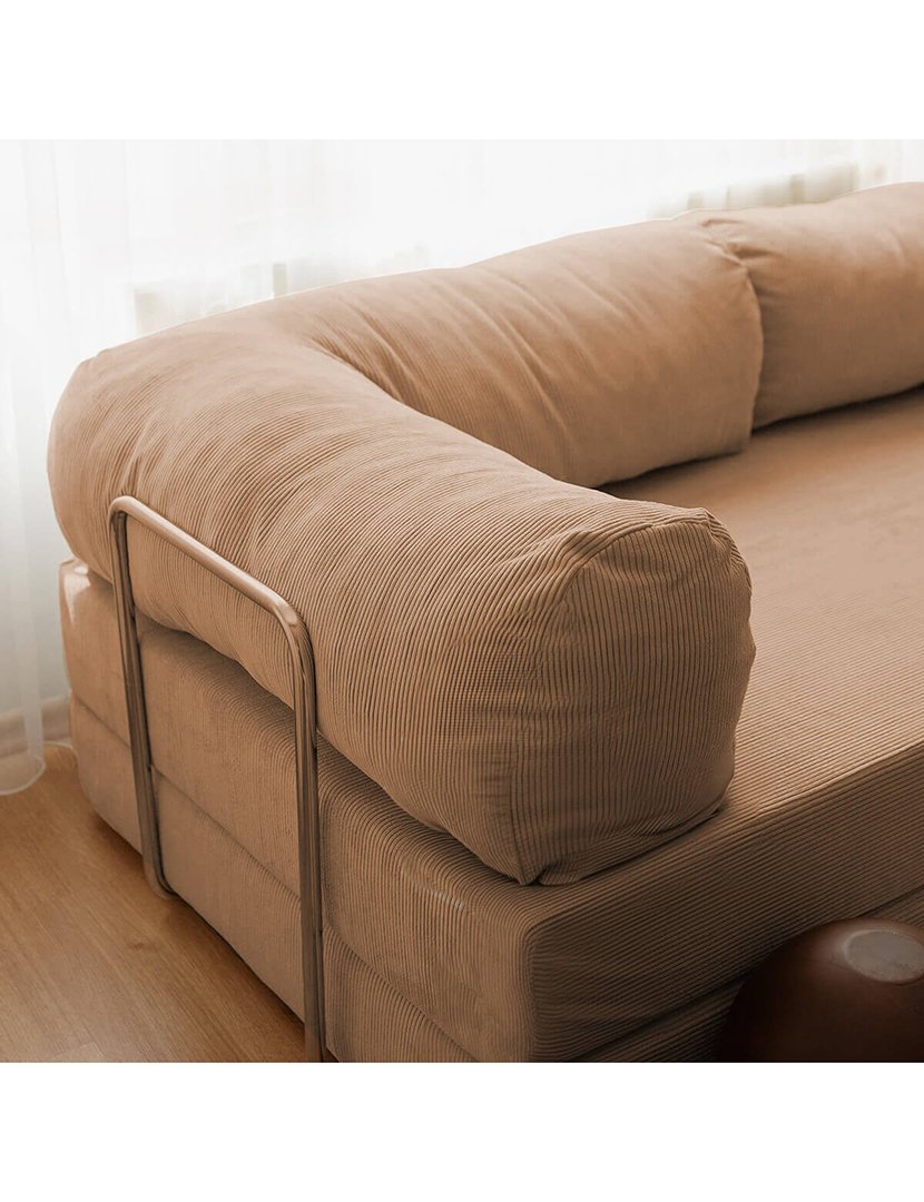 Sofá Cama 3L Nook Castanho