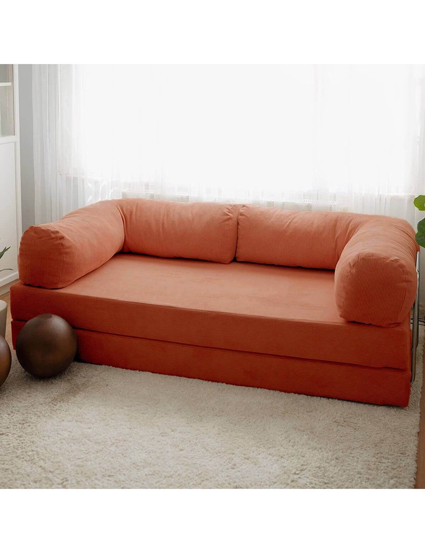 Sofá Cama 3L Nook Coral