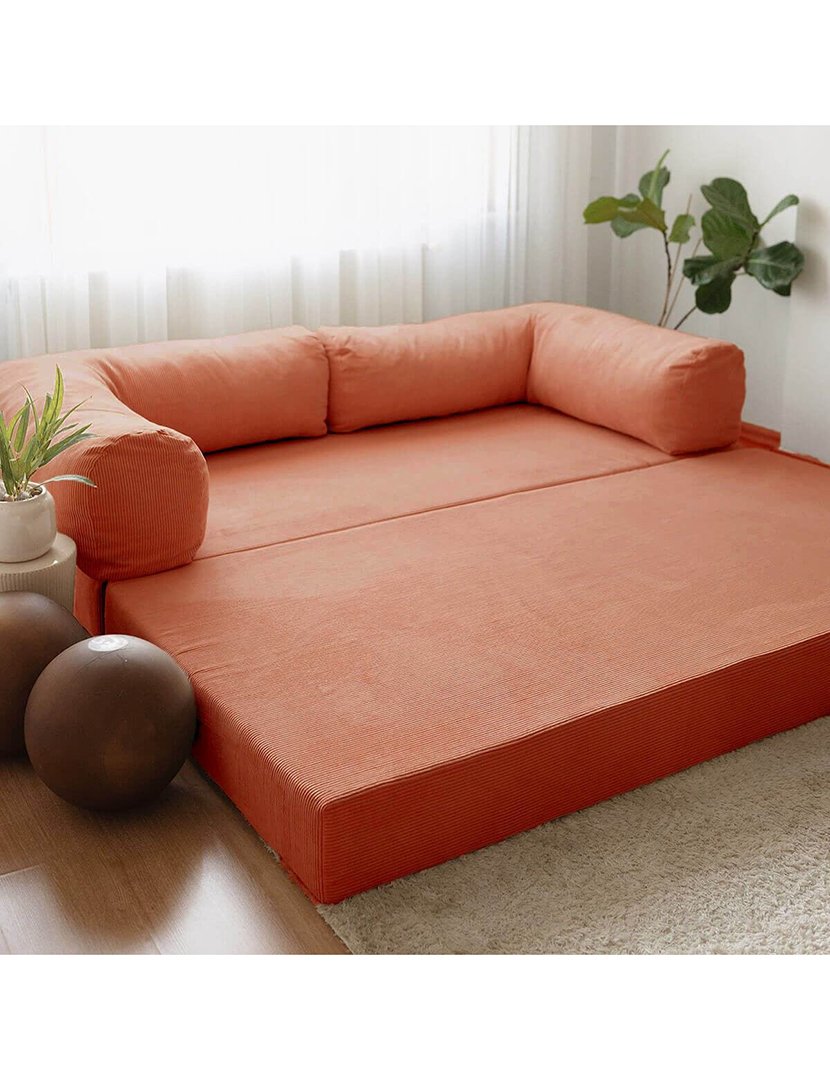 Sofá Cama 3L Nook Coral