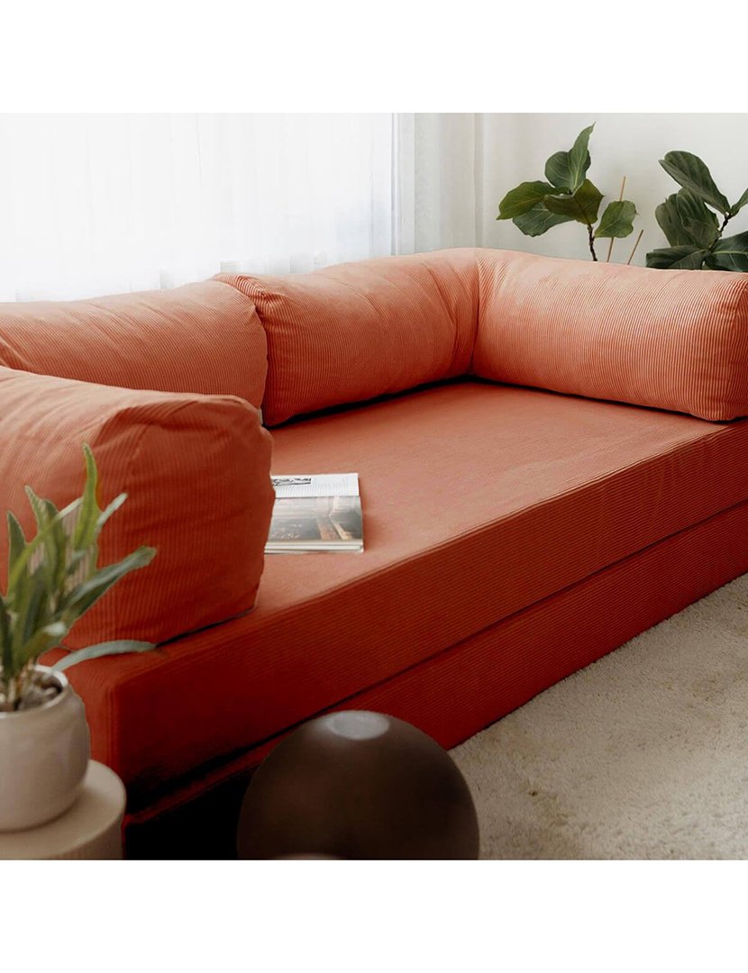 Sofá Cama 3L Nook Coral