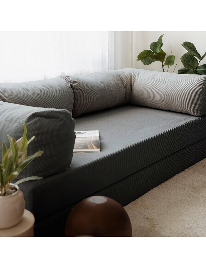 Sofá Cama 3L Nook Antracite