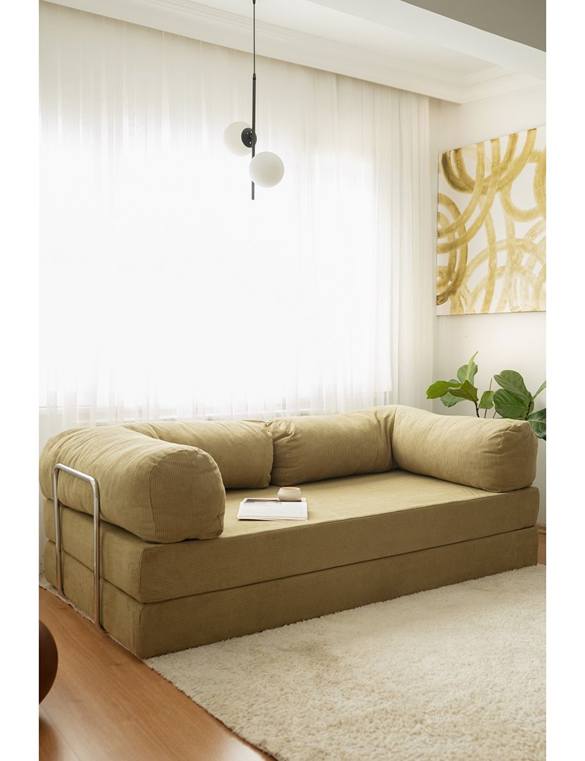 Sofá Cama 3L Nook Cáqui
