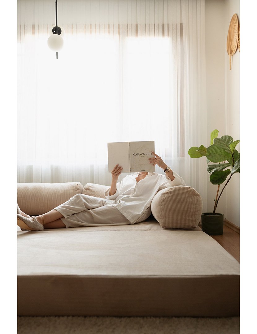 Sofá Cama 3L Nook Bege