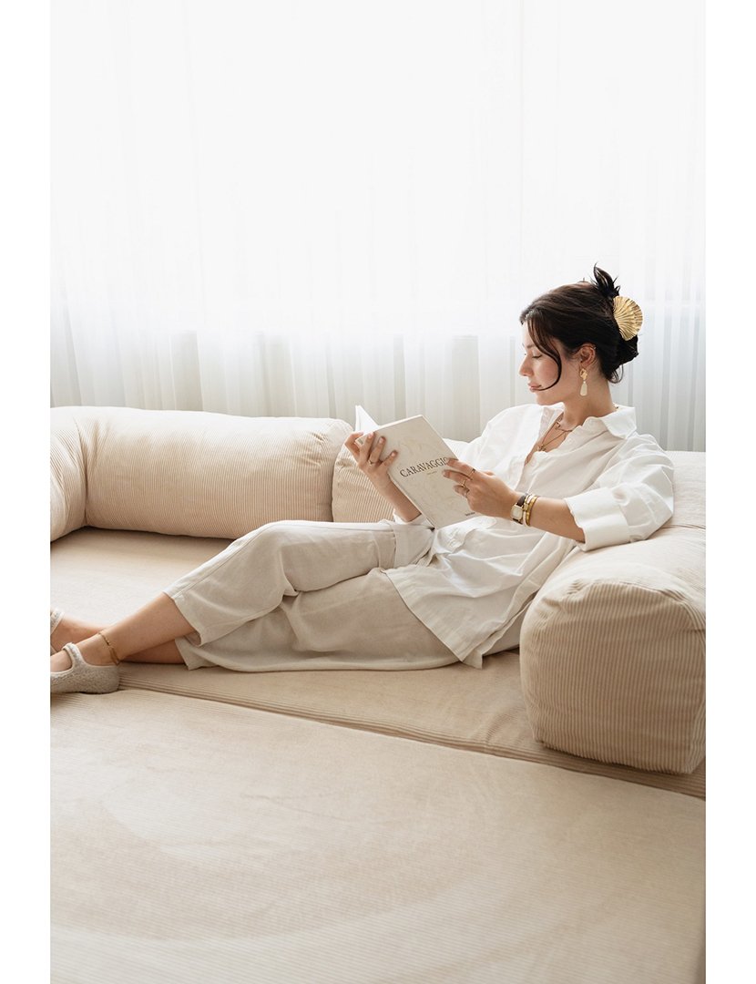 Sofá Cama 3L Nook Bege