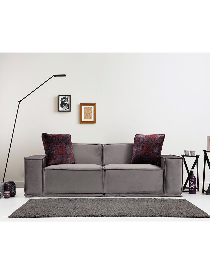 Sofá 2L Lego Cinzento