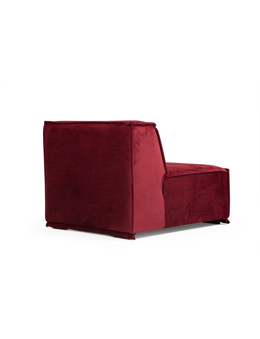 Sofá Canto Lego 9 Borgonha