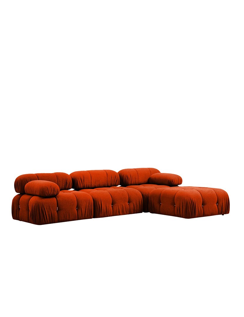 Sofá Modular Chaise Longue Bubble Terracota