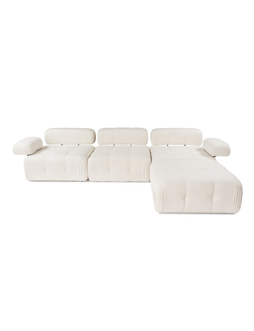 Sofá Modular Chaise Longue Doblo Creme