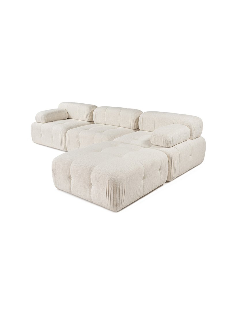 Sofá Modular Chaise Longue Doblo Creme
