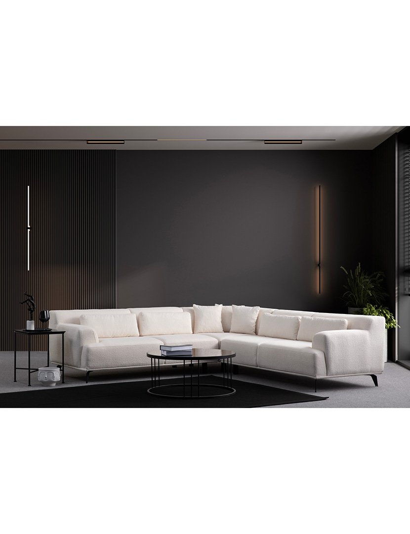 Sofá Canto Jaguar Branco