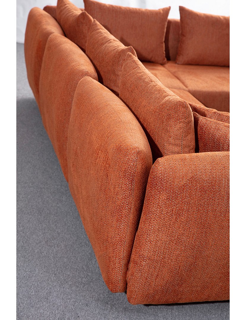 Sofá Canto Floransa Laranja
