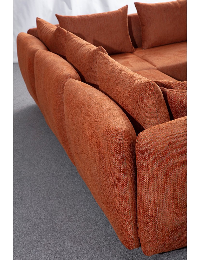 Sofá Canto Floransa Laranja