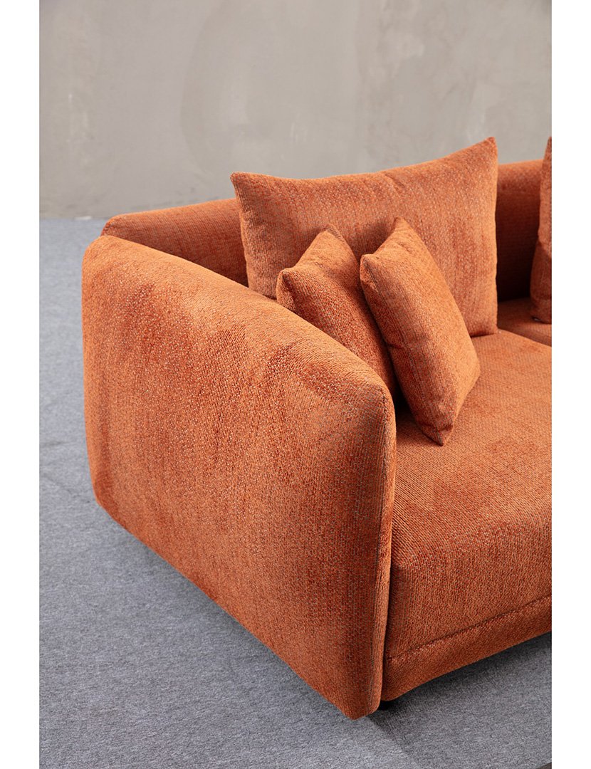 Sofá Canto Floransa Laranja