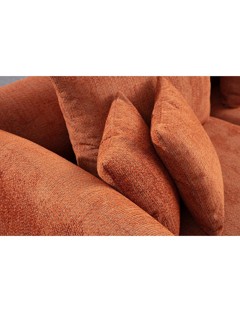 Sofá Canto Floransa Laranja