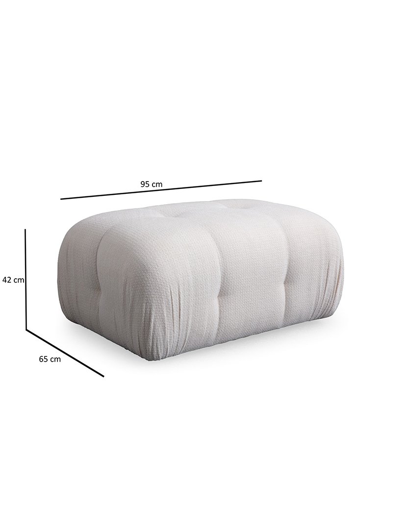 Sofá Modular Chaise Longue 3L Petite Branco