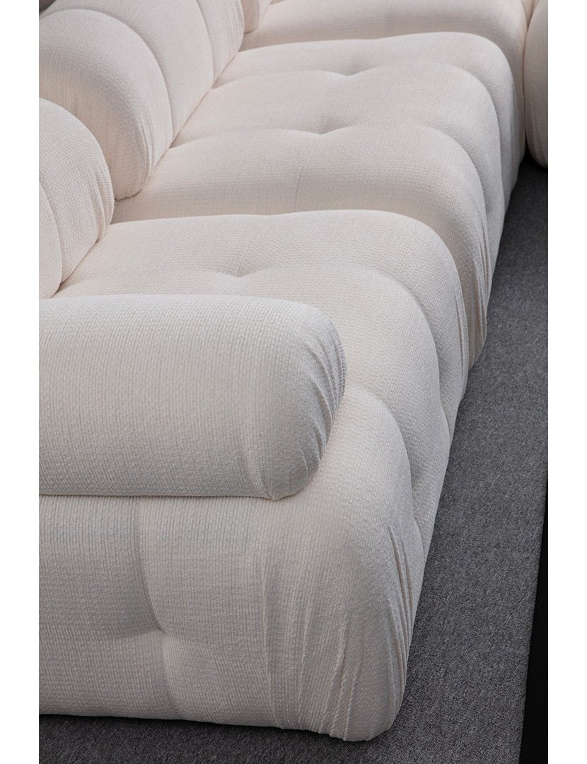 Sofá Modular Chaise Longue 3L Petite Branco
