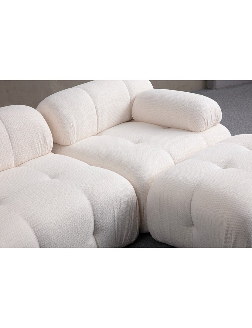 Sofá Modular Chaise Longue 3L Petite Branco