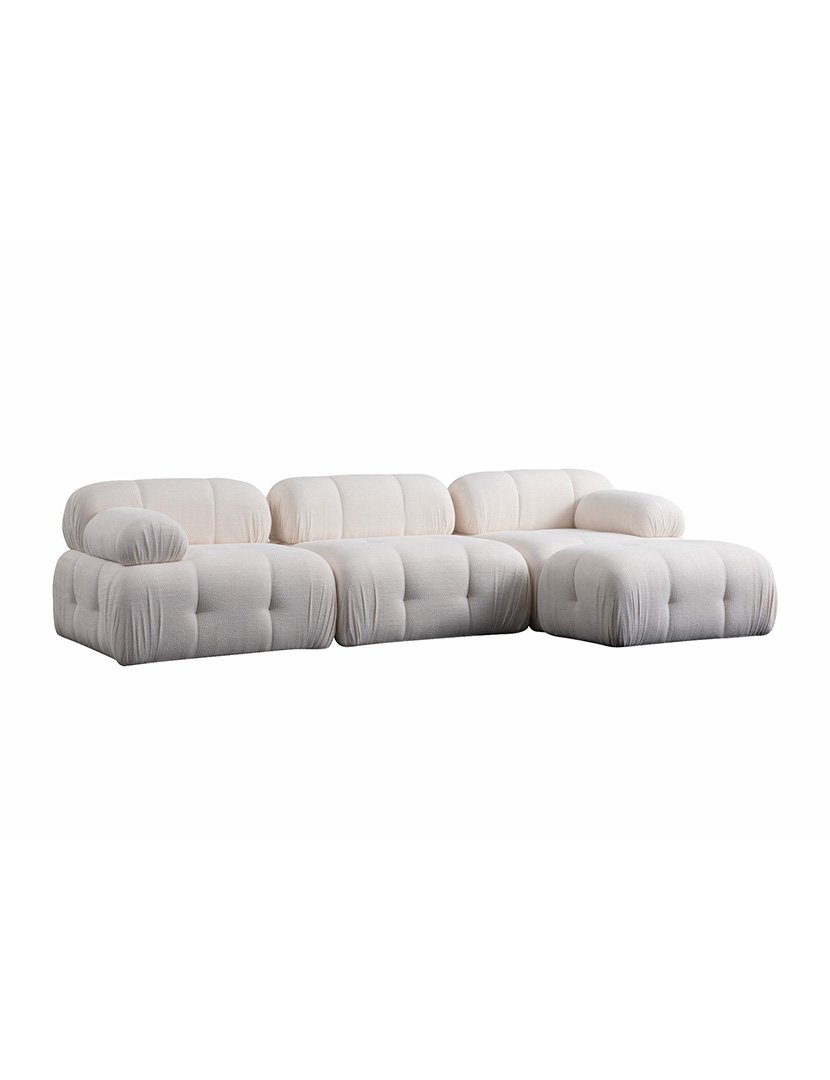 Sofá Modular Chaise Longue 3L Petite Branco