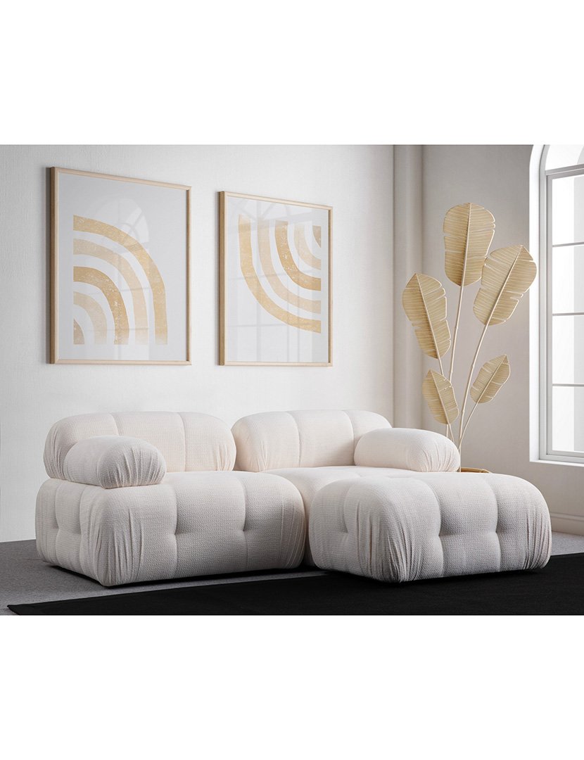 Sofá Modular Chaise Longue 2L Petite Branco