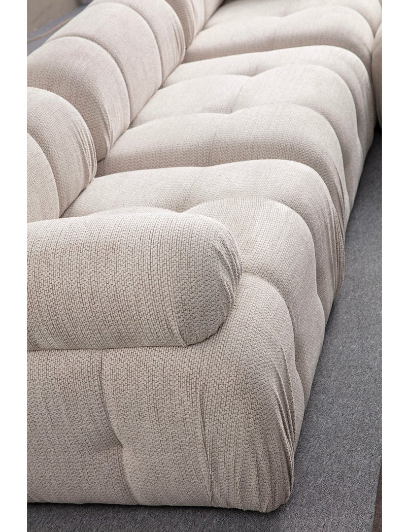 Sofá Modular Chaise Longue 3L Petite Creme