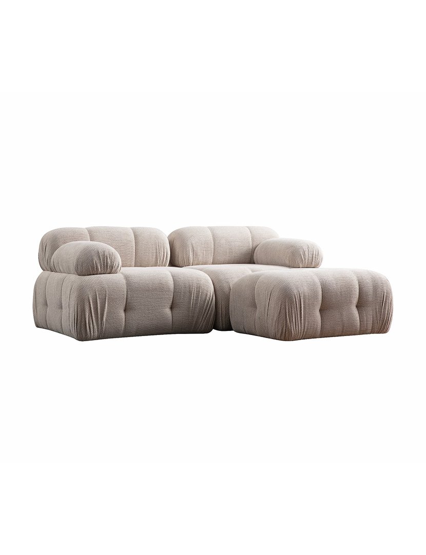 Sofá Modular Chaise Longue 2L Petite Creme