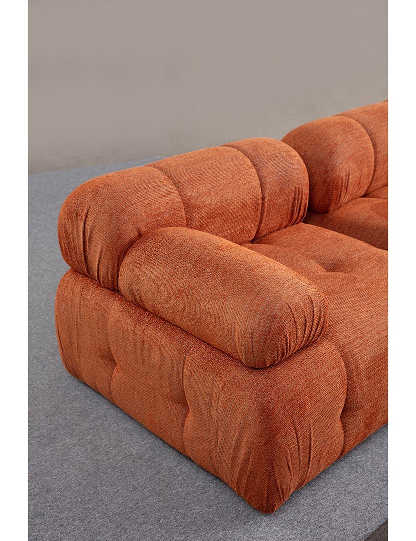 Sofá Modular Chaise Longue 3L Petite Laranja