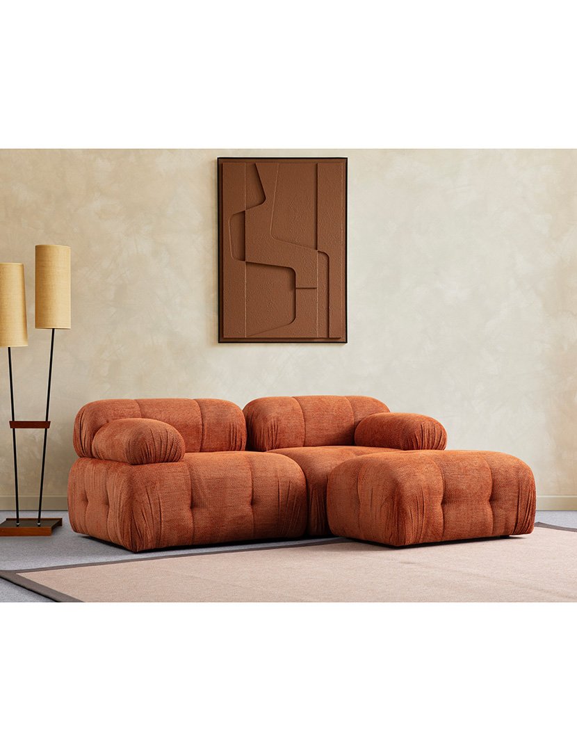 Sofá Modular Chaise Longue 2L Petite Laranja