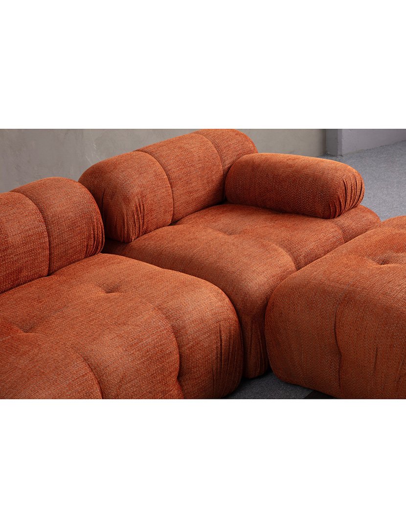 Sofá Modular Chaise Longue 2L Petite Laranja