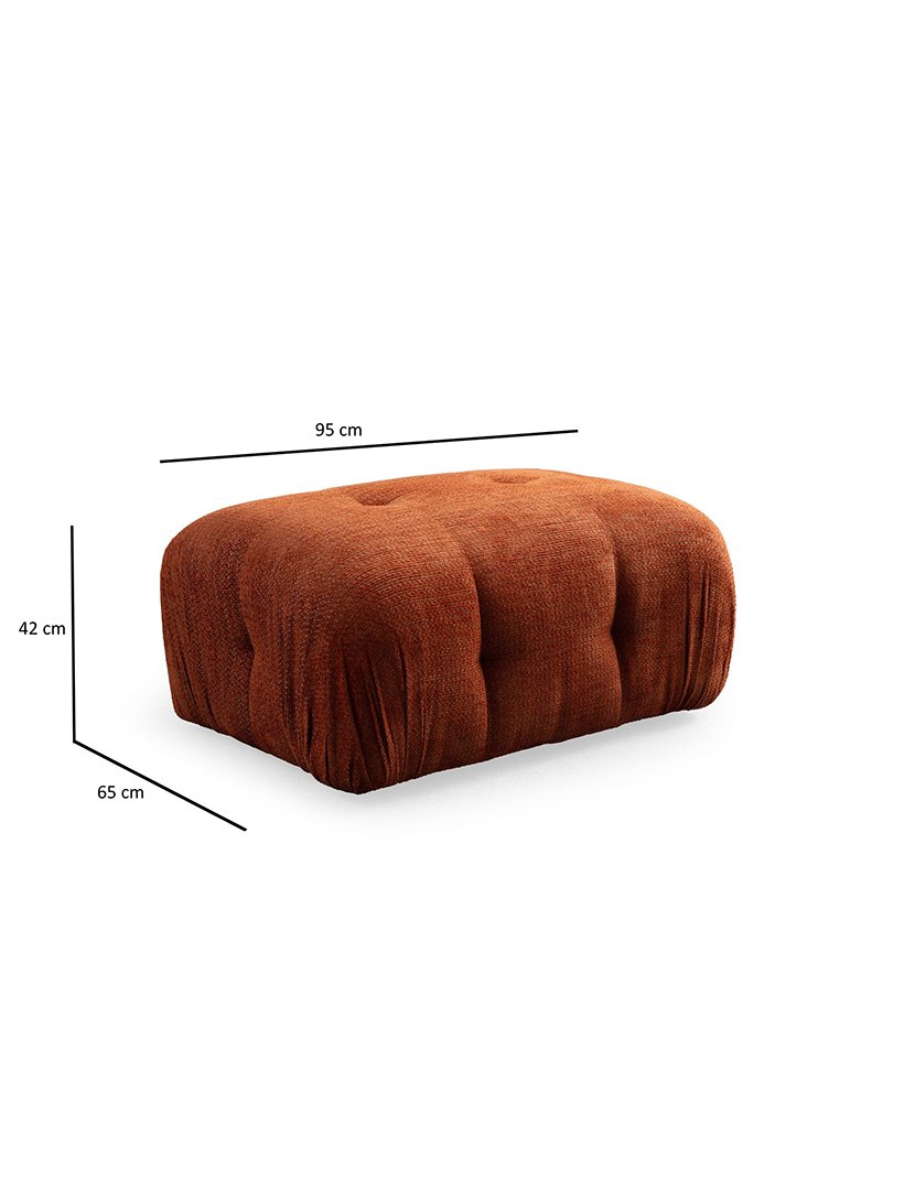 Sofá Modular Chaise Longue 2L Petite Laranja