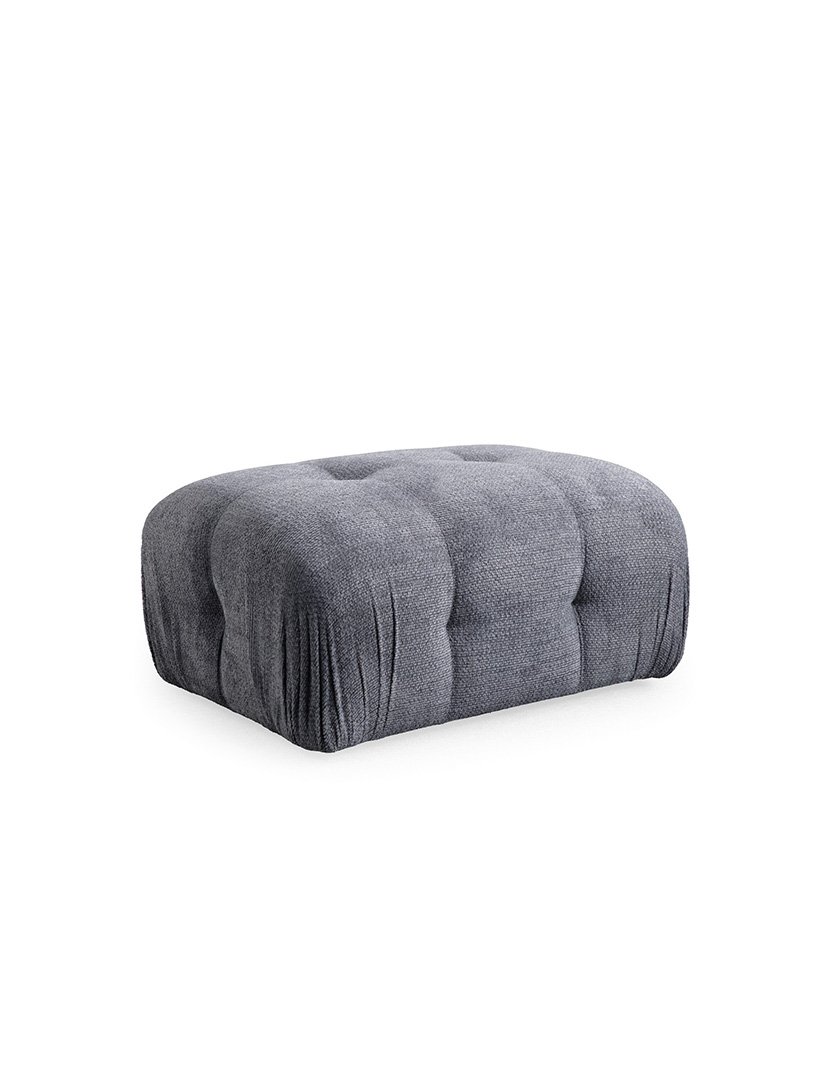 Sofá Modular Chaise Longue 3L Petite Cinzento
