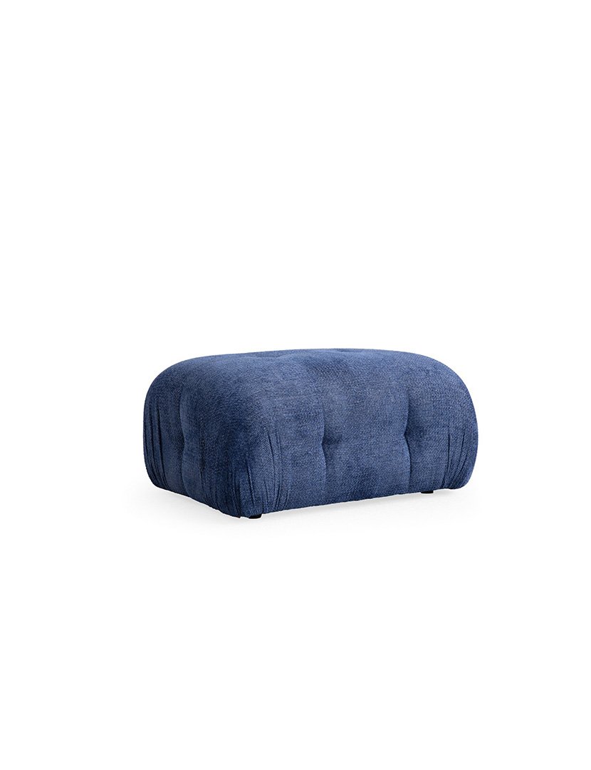 Sofá Modular Chaise Longue 3L Petite Azul Escuro