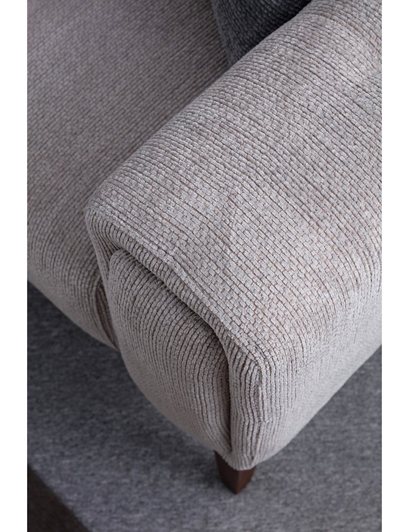 Sofá Canto Athena Cinzento Claro